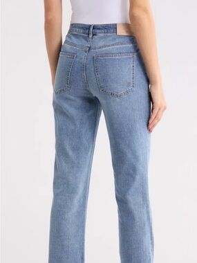 Women’s Seven7 High-Waist Straight Leg Jeans (Plus Size ~12/12W) Demin
